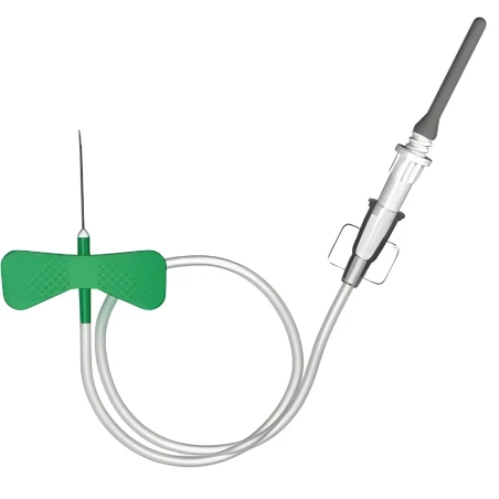 Ayset Yeşil Kelebek İğne No 21 - Steril ve Güvenli Kan Alma Seti