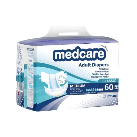Medcare Classic Bağlamalı Hasta Bezi M Beden - Sızdırmaz Bariyerli