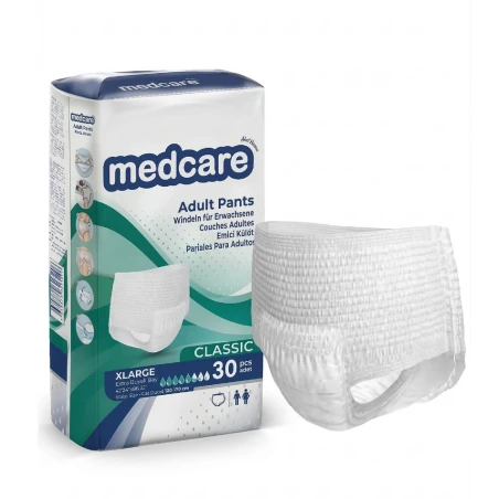 Medcare XL Emici Hasta Külodu 30 Adet - Yüksek Emiş Gücü