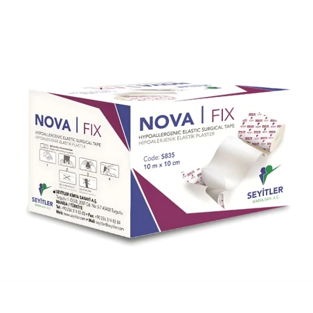 Novafix 10x10 Sabitleme Flasteri - Esnek ve Hipoalerjenik
