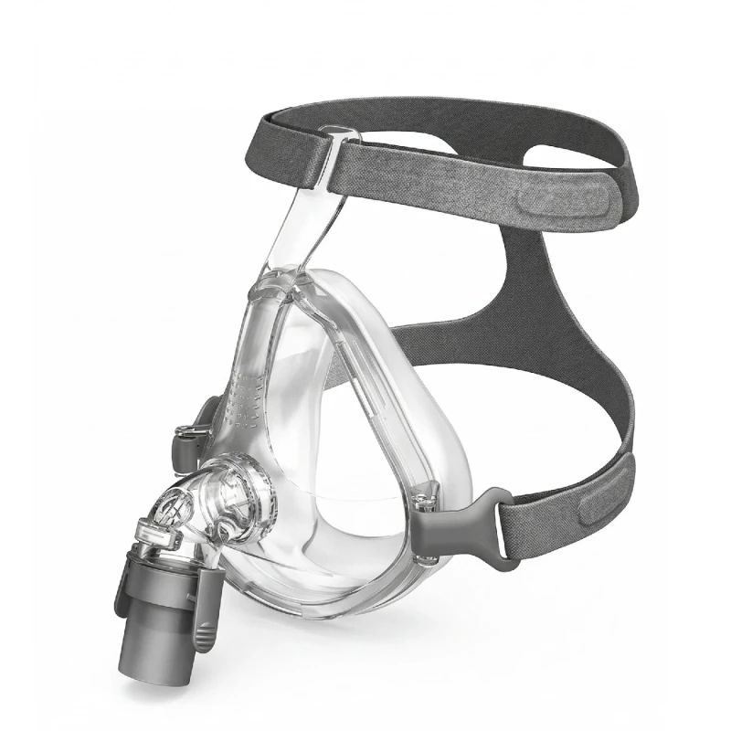 EaseFit FM3 Ağız Burun CPAP Maskesi Large - Baskısız ve Hafif