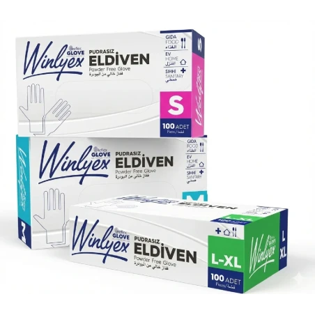 Winlylex TPE Şeffaf Eldiven Small S 100 lü Paket - Medikazon