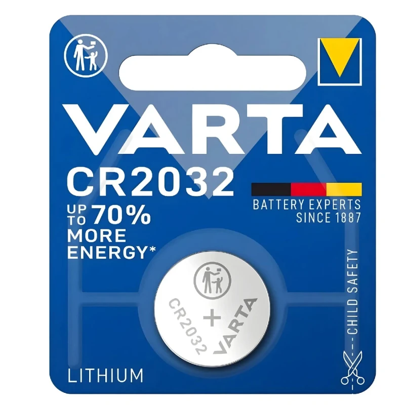 Varta 2032 Pil - Şeker Ölçüm Cihazı ve Tartı Pili - 3 Volt