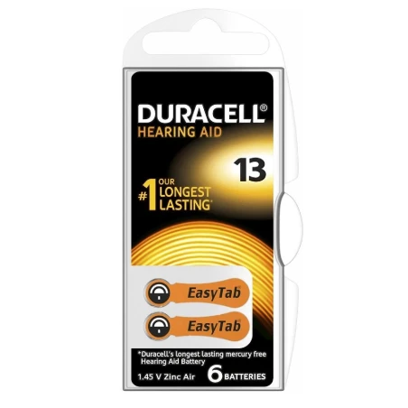 Duracell Activair 13 Numara İşitme Pili - Uzun Ömürlü Güç