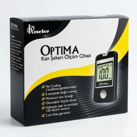 Optima Kan Şekeri Ölçüm Cihazı - Klinik Onaylı  Güvenilir