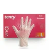 Tenty Vinil Pudrasız Muayene Eldiveni Large - 100 Adet