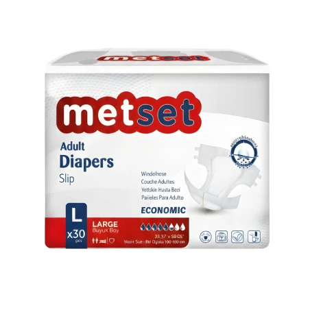 Metset Bağlamalı Hasta Alt Bezi Large - Yüksek Emici 30 Adet
