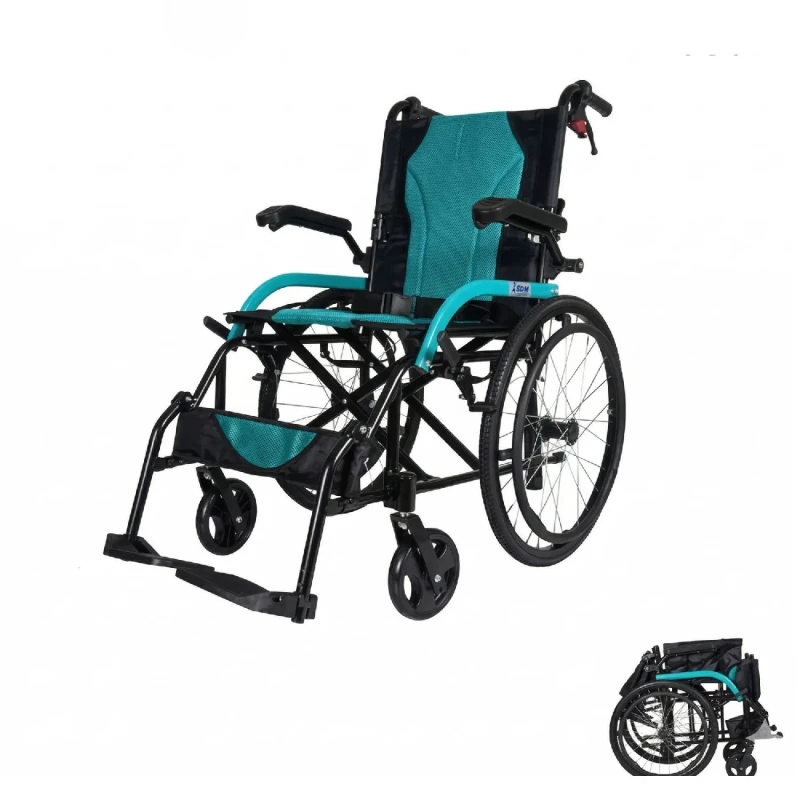 Sdm 863Laj-20 Refakatçi Manuel Tekerlekli Sandalye - Turkuaz