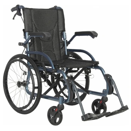 Mavi Sdm 863Laj-46 Katlanabilir Alüminyum Tekerlekli Sandalye