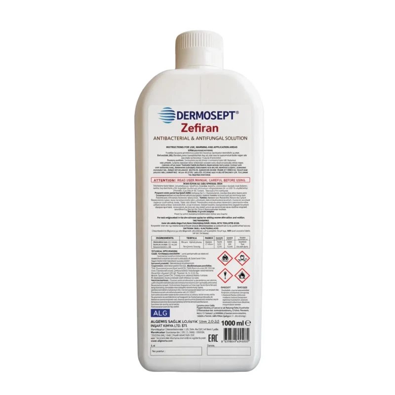 Dermosept Zefiran 1 Lt Antiseptik Dezenfektan Fiyatı
