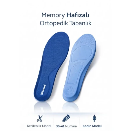 Wicromed Hafızalı Sünger Ayakkabı Tabanlığı - Kesilebilir 36-41