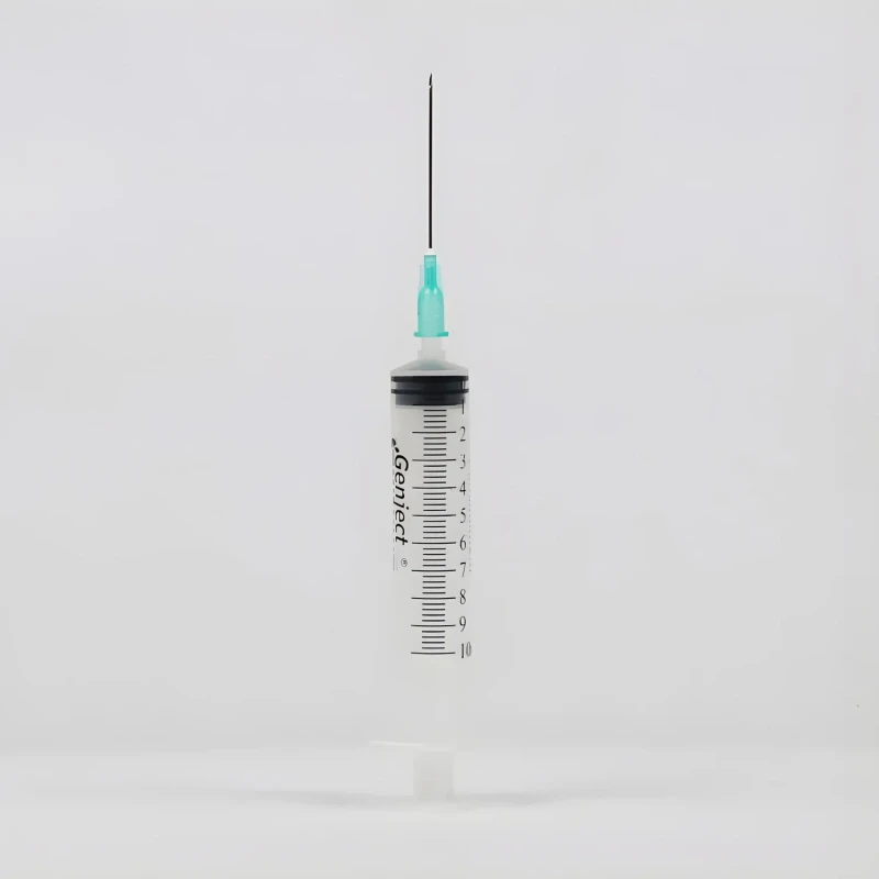 Genject 10 cc Yeşil Enjektör 10 ml - 3 Parçalı Steril