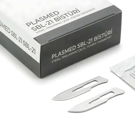 Plasmed SBL-21 Steril Bistüri Ucu 21 Numara - 100 Adet