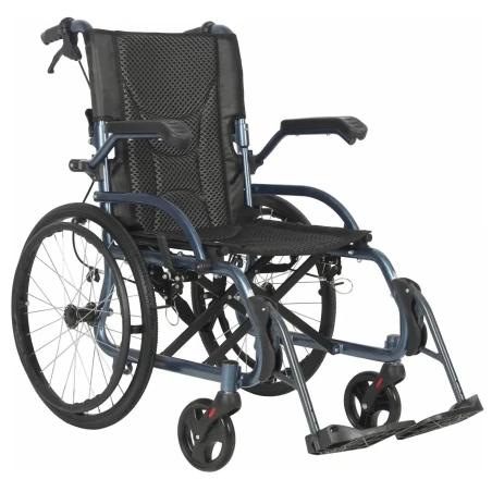 Mavi Sdm 863Laj-46 Katlanabilir Alüminyum Tekerlekli Sandalye