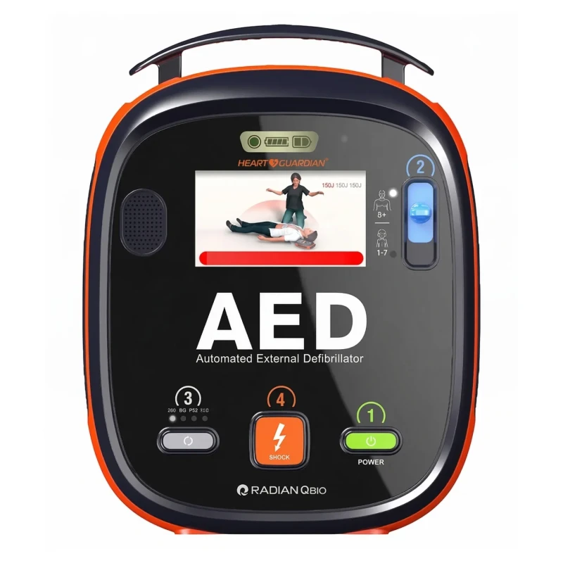 Heart Guardian HR-701 Plus Ekranlı AED Cihazı - Otomatik Defibrilatör