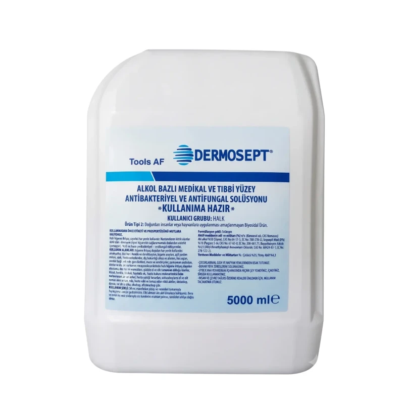 Dermosept Tools Alkol Bazlı Yüzey Dezenfektanı 5 Lt - Ekonomik Boy