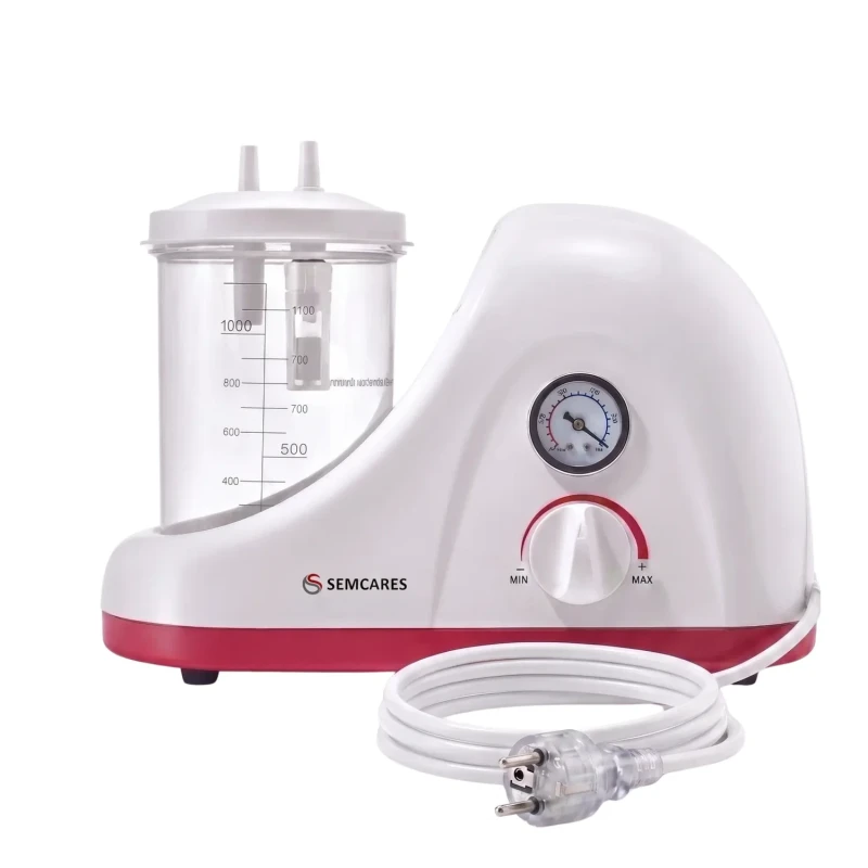 Semcares H003-C Ev Tipi ve Klinik Taşınabilir Aspiratör Cihazı