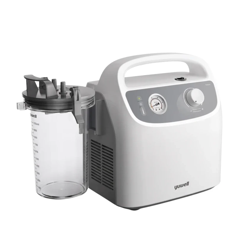 Yuwell 7E-G1 Bataryalı Portatif Aspiratör Cihazı Şarjlı Balgam Çekme